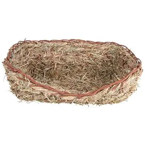 Gniazdo z trawy dla królików 33x12x26 cm